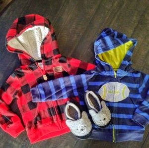 18-24 months baby boy sweaters and slippers